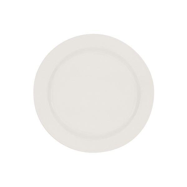 Crockery Round Plate 160mm White (Narrow Rim)